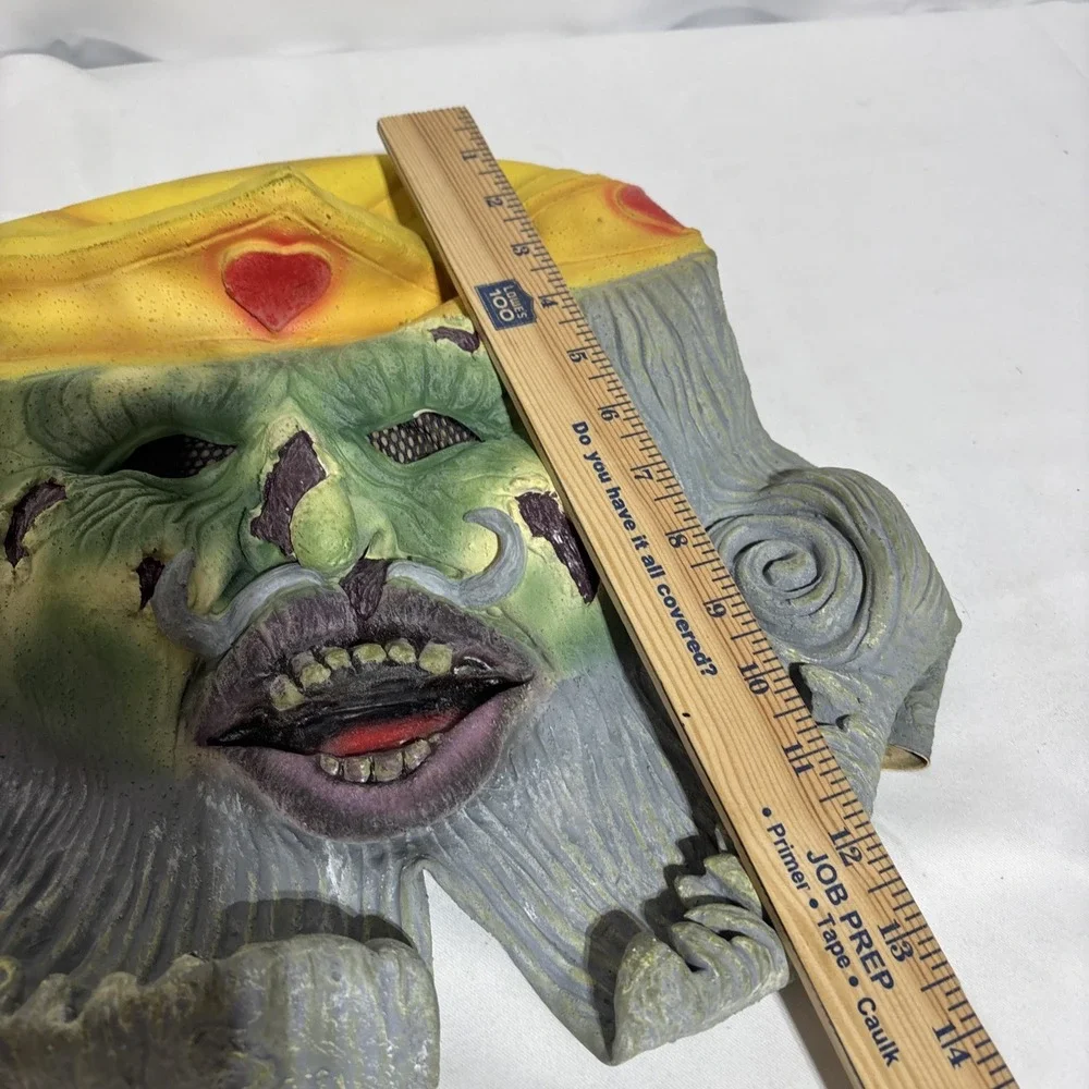 Rubies 1996 Halloween Mask‎ Rare Horror Cards Zombie King /Queen of Hearts Latex - Picture 10 of 11